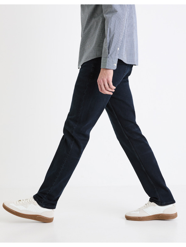 Celio Тъмно сиви мъжки дънки с права кройка Celio C15