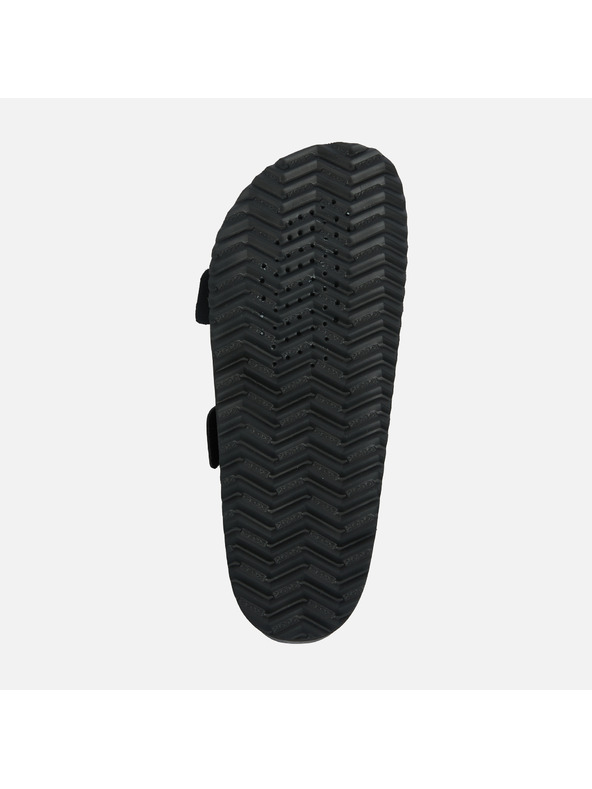Geox Черни дамски домашни обувки Geox Sandybett High