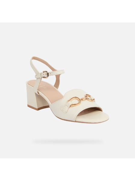 Geox Кремави дамски сандали Geox New Eraklia 50