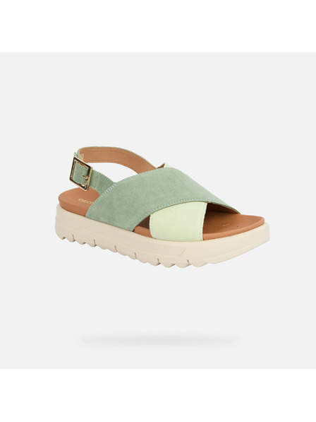Geox Зелени дамски сандали Geox Xand 2.1S