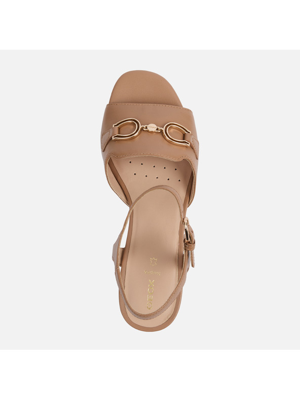 Geox Бежови дамски сандали Geox New Eraklia 50