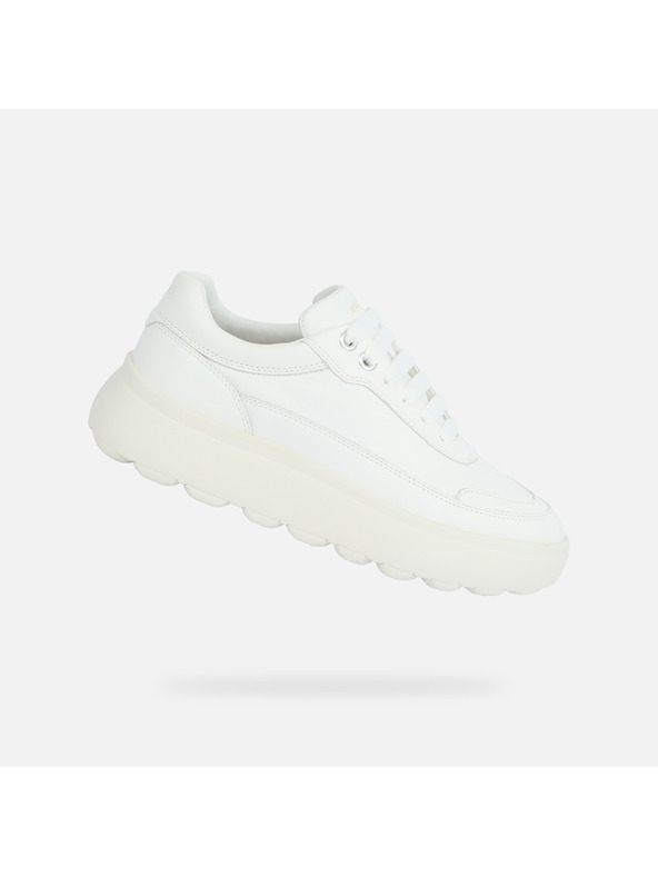 Geox Бели дамски маратонки Geox Spherica Ec4.1