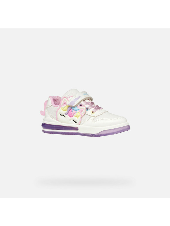 Geox Бели детски обувки Geox Sketlite