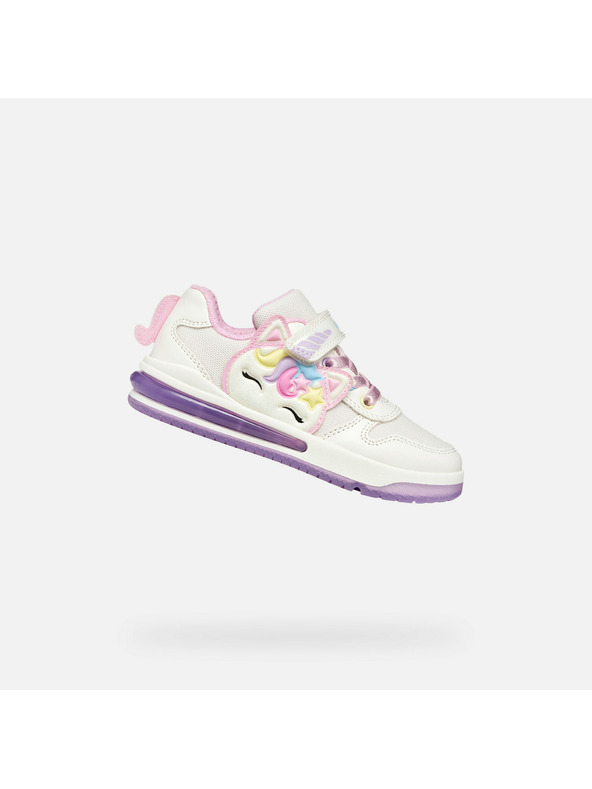 Geox Бели детски обувки Geox Sketlite