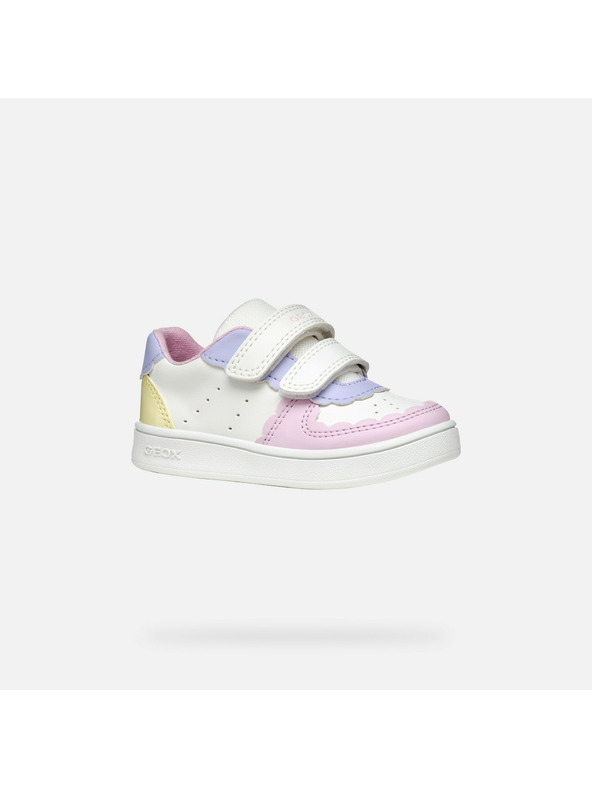 Geox Бели маратонки Geox Eclyper за момичета