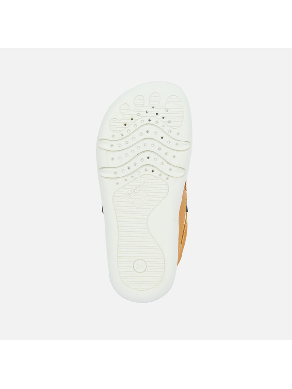 Geox Жълти детски barefoot тенис обувки за първи стъпки Geox Steppieup