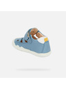 Geox Светлосини детски обувки без пета Geox Ste за първи стъпки