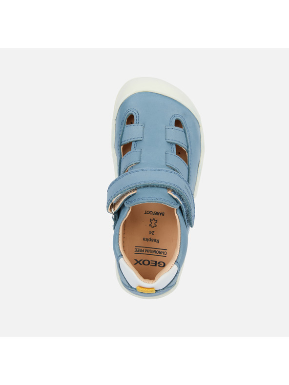 Geox Светлосини детски обувки без пета Geox Ste за първи стъпки
