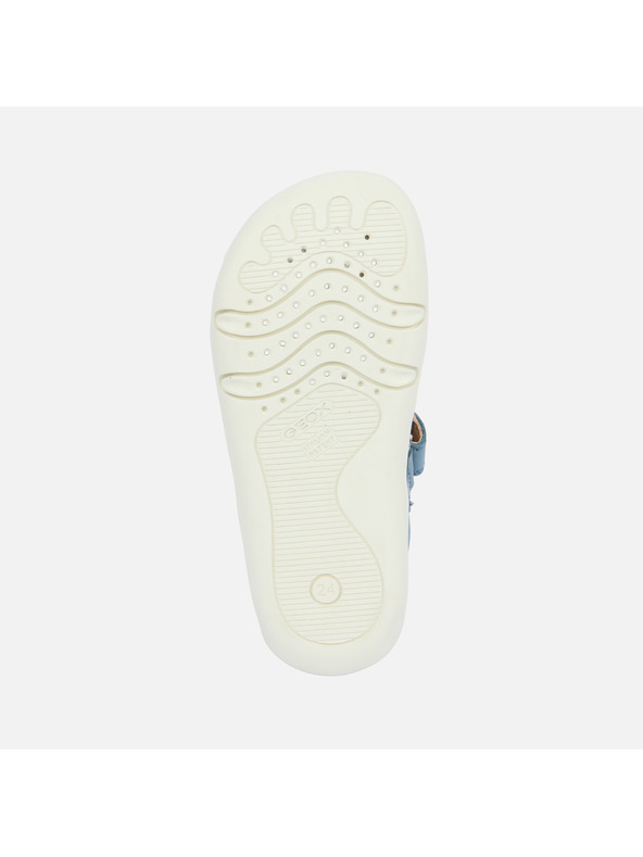 Geox Светлосини детски обувки без пета Geox Ste за първи стъпки