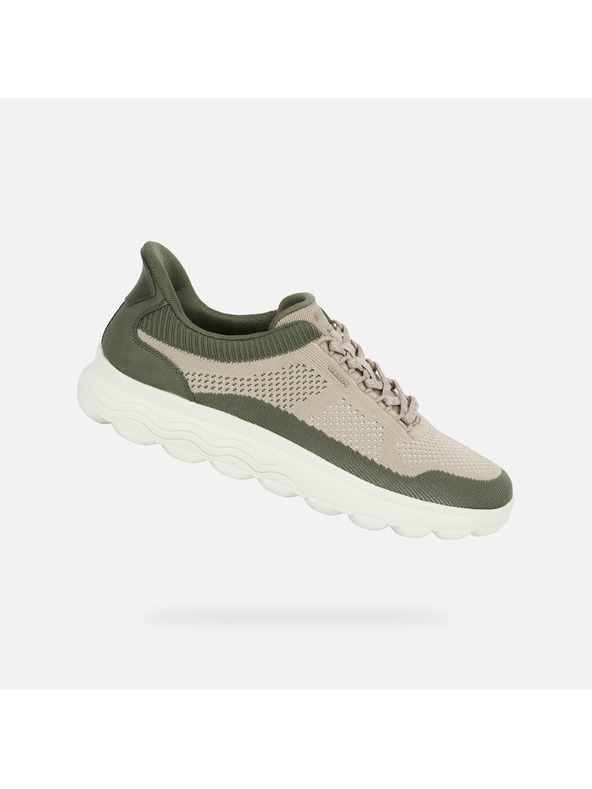 Geox Бежови мъжки тенис обувки Geox Spherica Plus Fast in