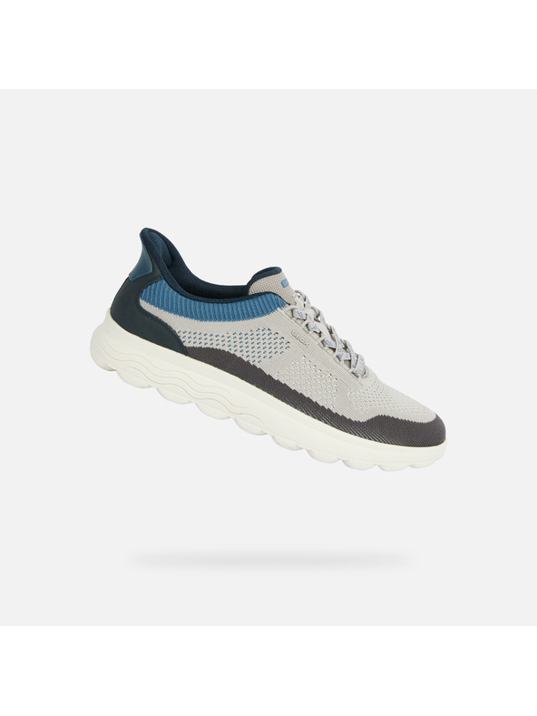 Geox Сиви мъжки тенис обувки Geox Spherica Plus Fast in