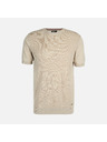 Geox Бежова мъжка поло тениска Geox Knit