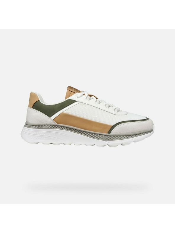 Geox Бели мъжки тенис обувки Geox Spherica Actif X1