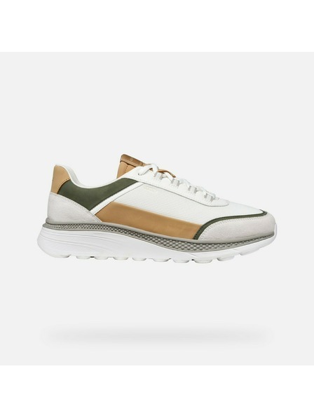 Geox Бели мъжки тенис обувки Geox Spherica Actif X1