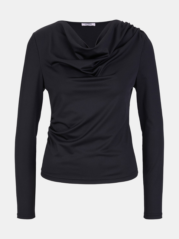 Orsay Черна дамска блуза ORSAY