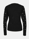 Orsay Черен дамски пуловер с апликация ORSAY