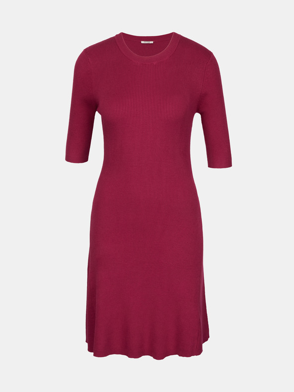 Orsay Дамска рокля бордо до коляното ORSAY