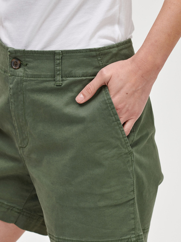 GAP Къси панталони mid rise khaki GAP