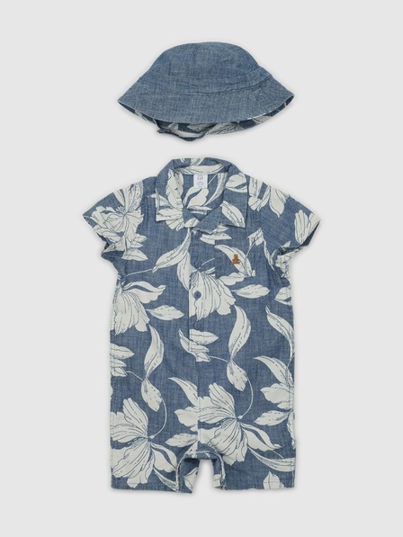 GAP Baby гащеризон със шапка GAP