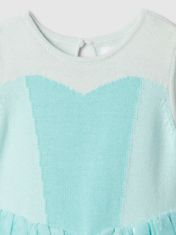 GAP Бебешка тюлена рокля Gap & Disney Princess Elsa GAP