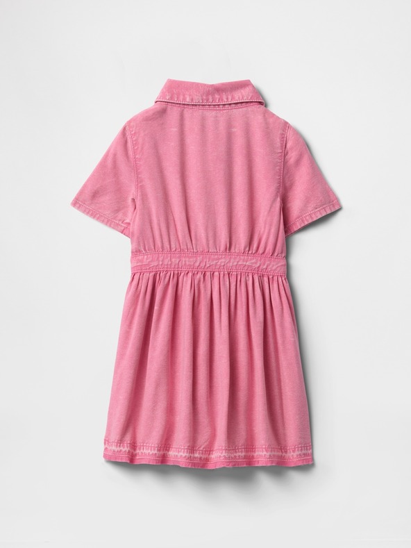 GAP Бебешка дънкова рокля-риза GAP