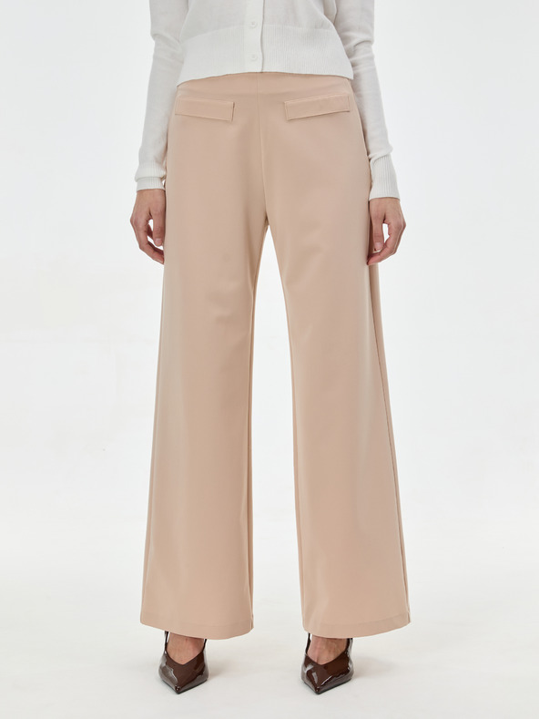 Orsay Бежови дамски прави панталони ORSAY