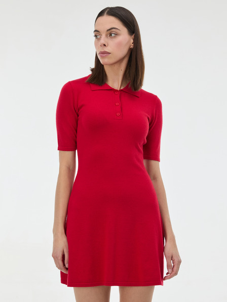 Orsay Червена дамска плетена рокля ORSAY