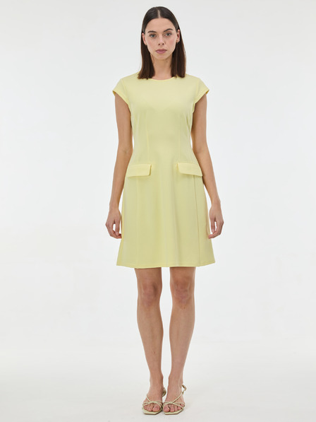 Orsay Жълта дамска рокля до коленете ORSAY