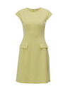 Orsay Жълта дамска рокля до коленете ORSAY