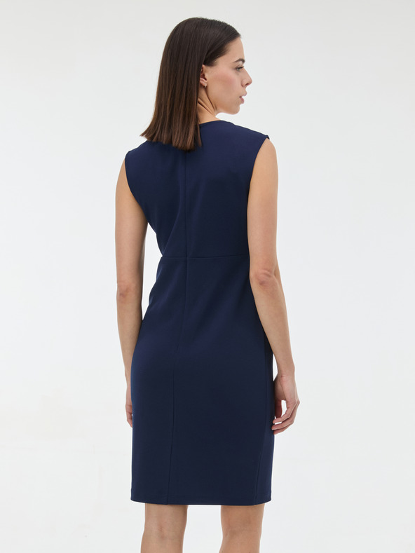 Orsay Тъмносиня дамска рокля по тялото ORSAY