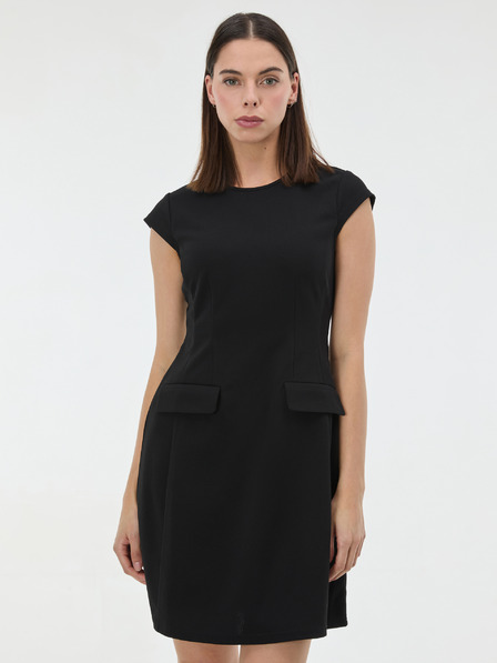 Orsay Черна дамска рокля с дължина до коляното ORSAY