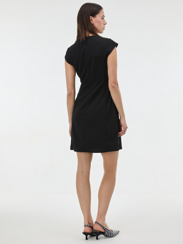 Orsay Черна дамска рокля с дължина до коляното ORSAY