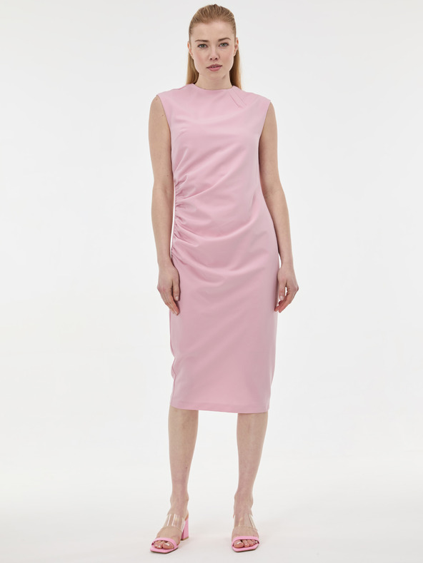 Orsay Светло розова дамска миди рокля ORSAY