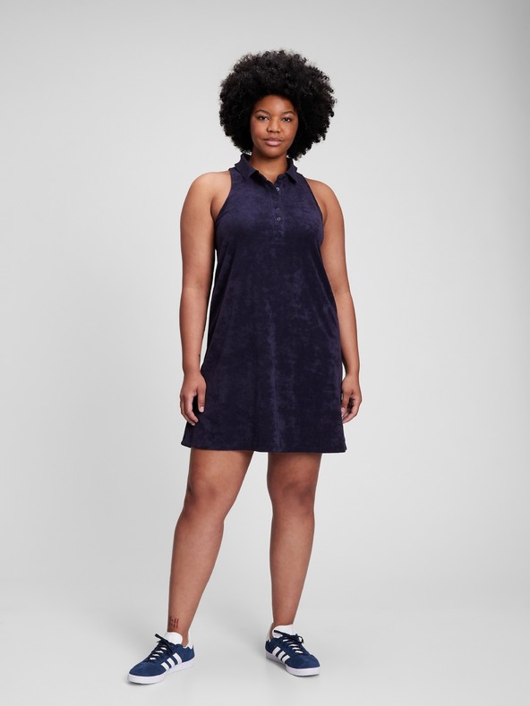 GAP Фротирана рокля поло GAP