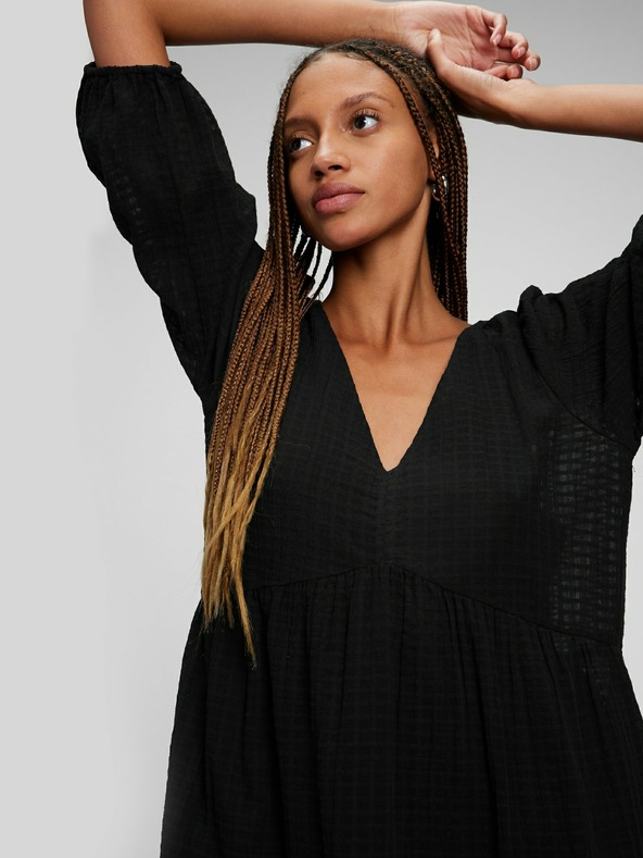 GAP Миди рокля с V деколте GAP