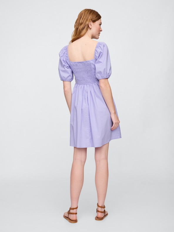 GAP Мини рокля с набрани ръкави GAP