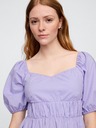 GAP Мини рокля с набрани ръкави GAP