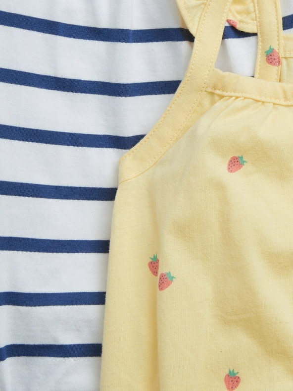 GAP Бебешки боди от органичен памук, 2 бр. GAP