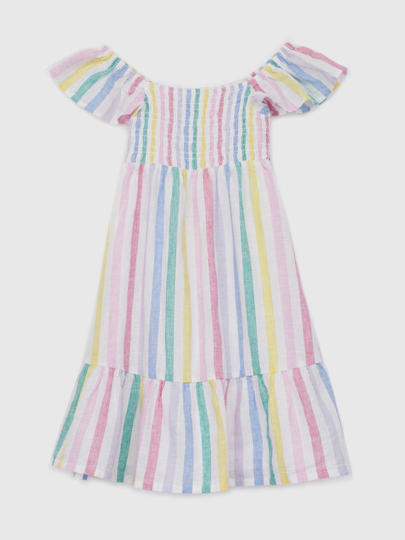 GAP Детска раирана миди рокля GAP