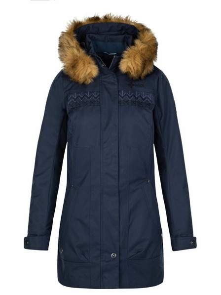 Kilpi Тъмносиньо дамско зимно палто Kilpi PERU-W