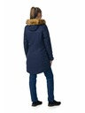 Kilpi Тъмносиньо дамско зимно палто Kilpi PERU-W