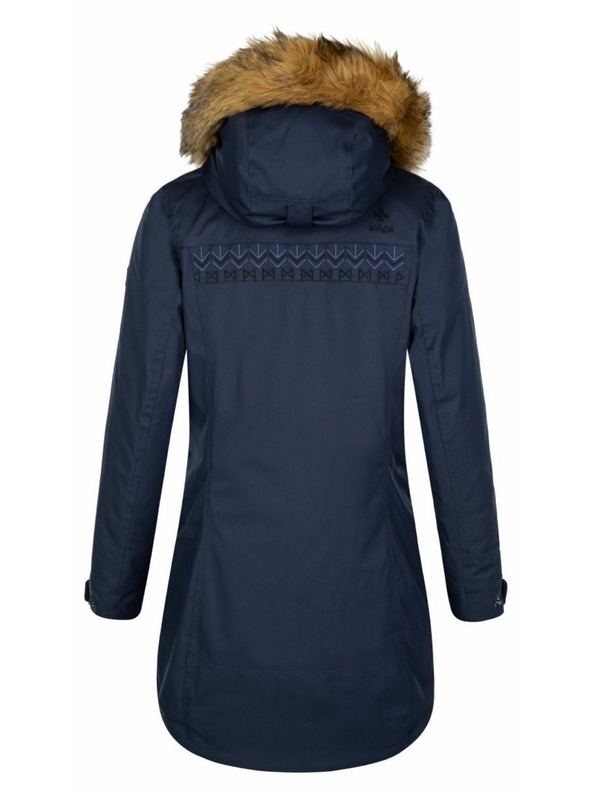 Kilpi Тъмносиньо дамско зимно палто Kilpi PERU-W