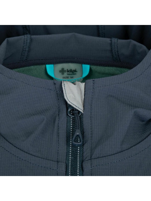 Kilpi Тъмно сиво мъжко софтшел яке за бягане Kilpi Balans-M