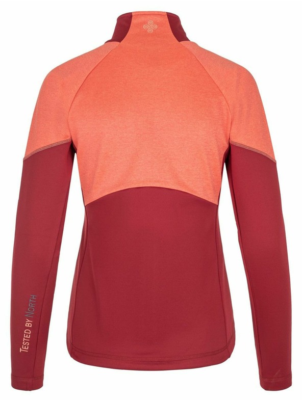 Kilpi Оранжево-винен дамски функционален суитчър Kilpi TOMMS-W