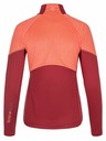 Kilpi Оранжево-винен дамски функционален суитчър Kilpi TOMMS-W