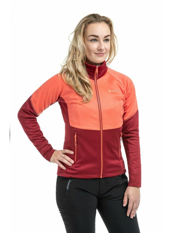 Kilpi Оранжево-винен дамски функционален суитчър Kilpi TOMMS-W