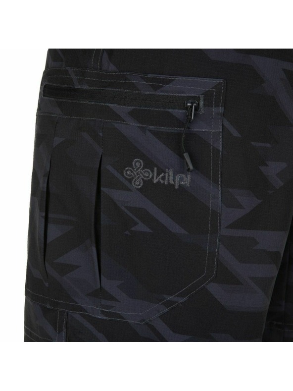 Kilpi Черни мъжки къси панталони Kilpi Asher-M