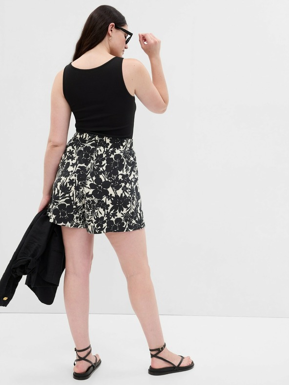 GAP Ленени щамповани къси панталони GAP