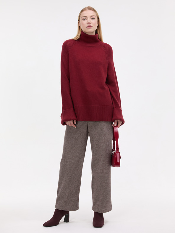 Orsay Бордо дамски поло ORSAY