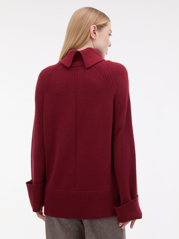 Orsay Бордо дамски поло ORSAY